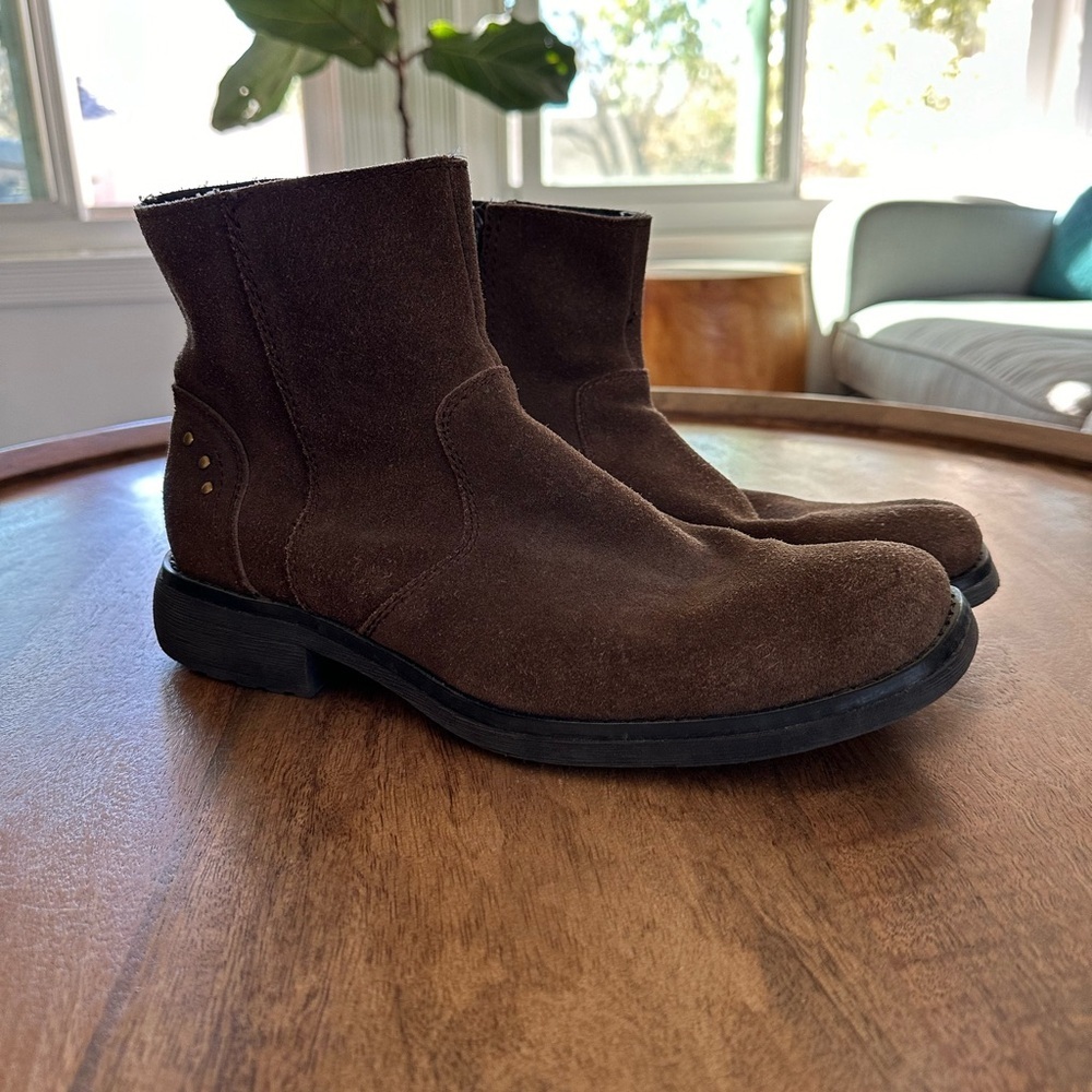 Franco Fortini Men's Size 8 Sturgis Leather size zip Boot
